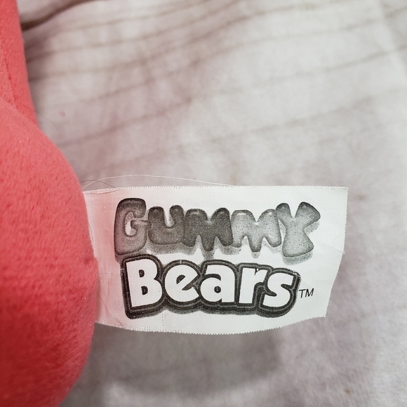 Vintage Gummy Bears Candy Red Bear 8 Inch Plush Candy Promo 2004 With Tag - Picture 8 of 10